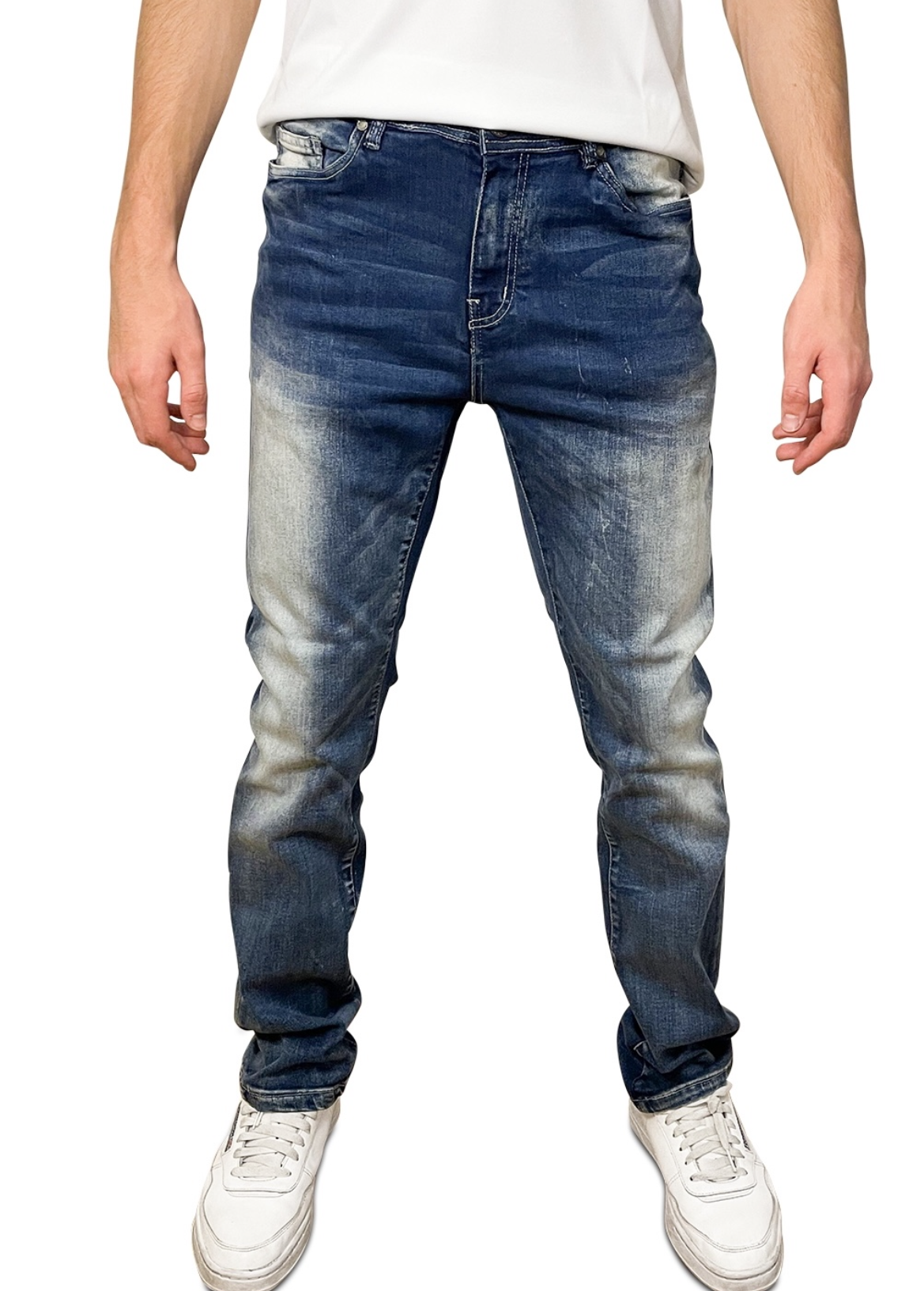 Slim Fit Blue Mid Wash