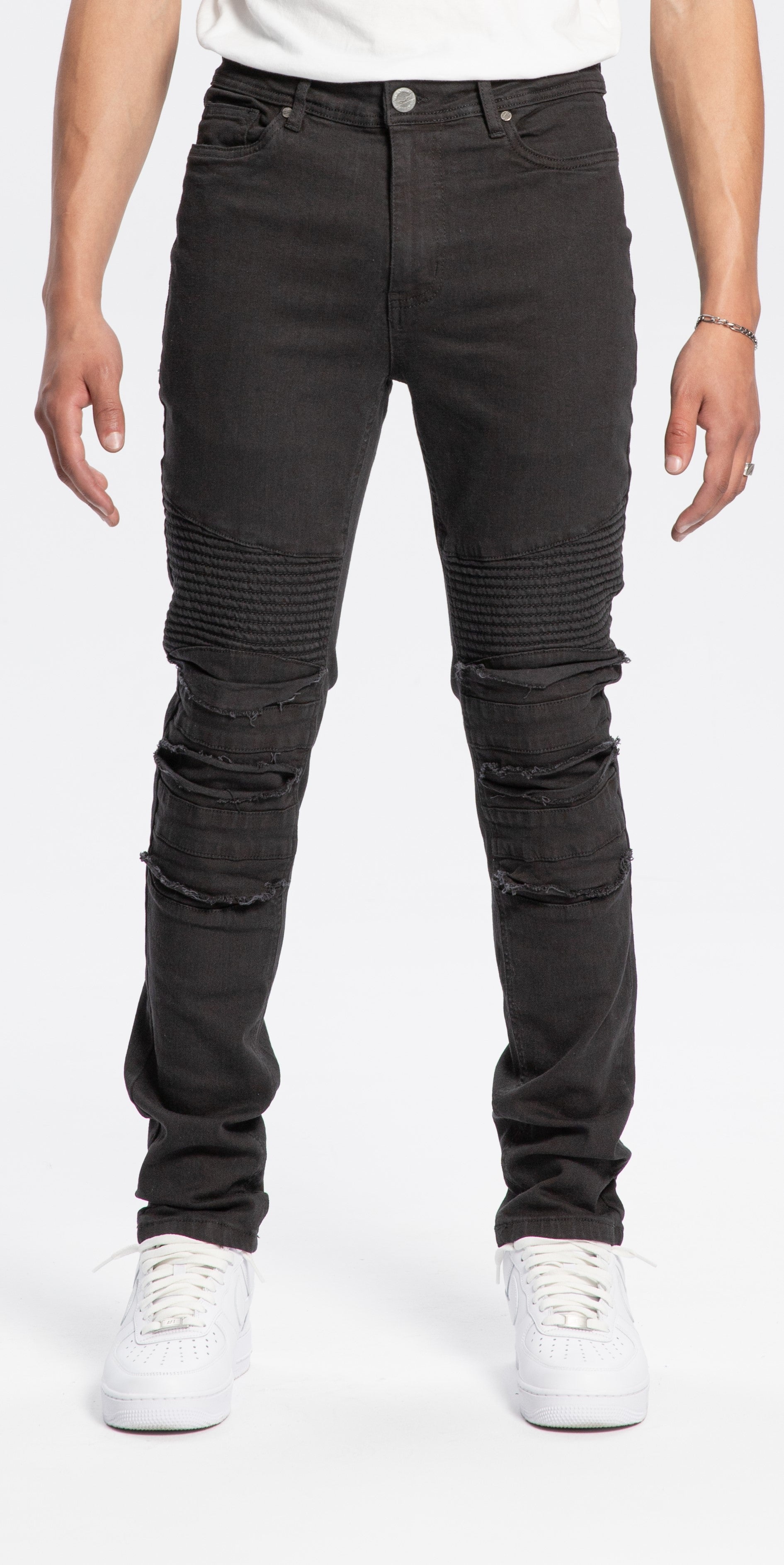 Biker Black Slim Skinny