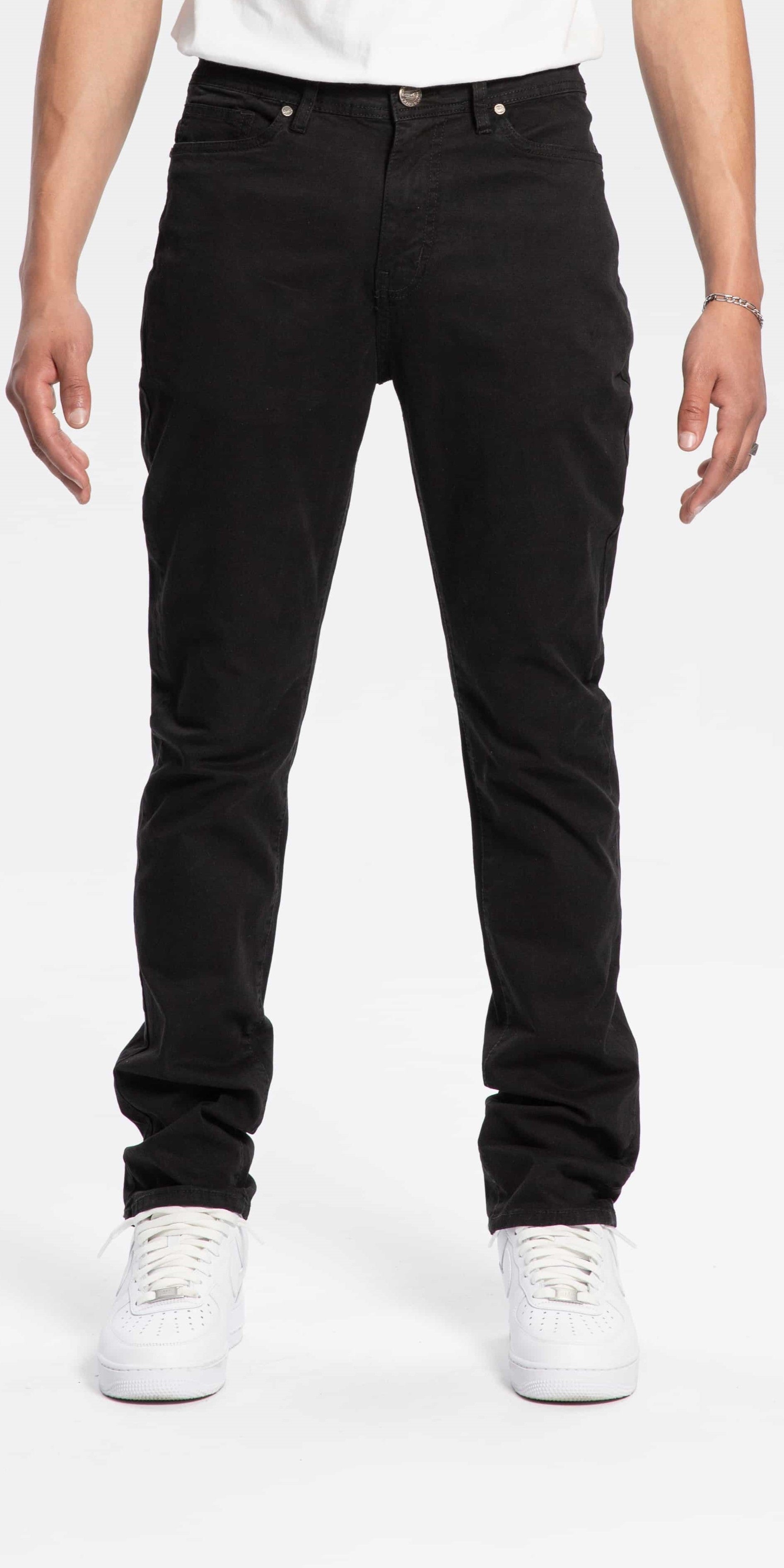 Slim Straight Fit Black Chino