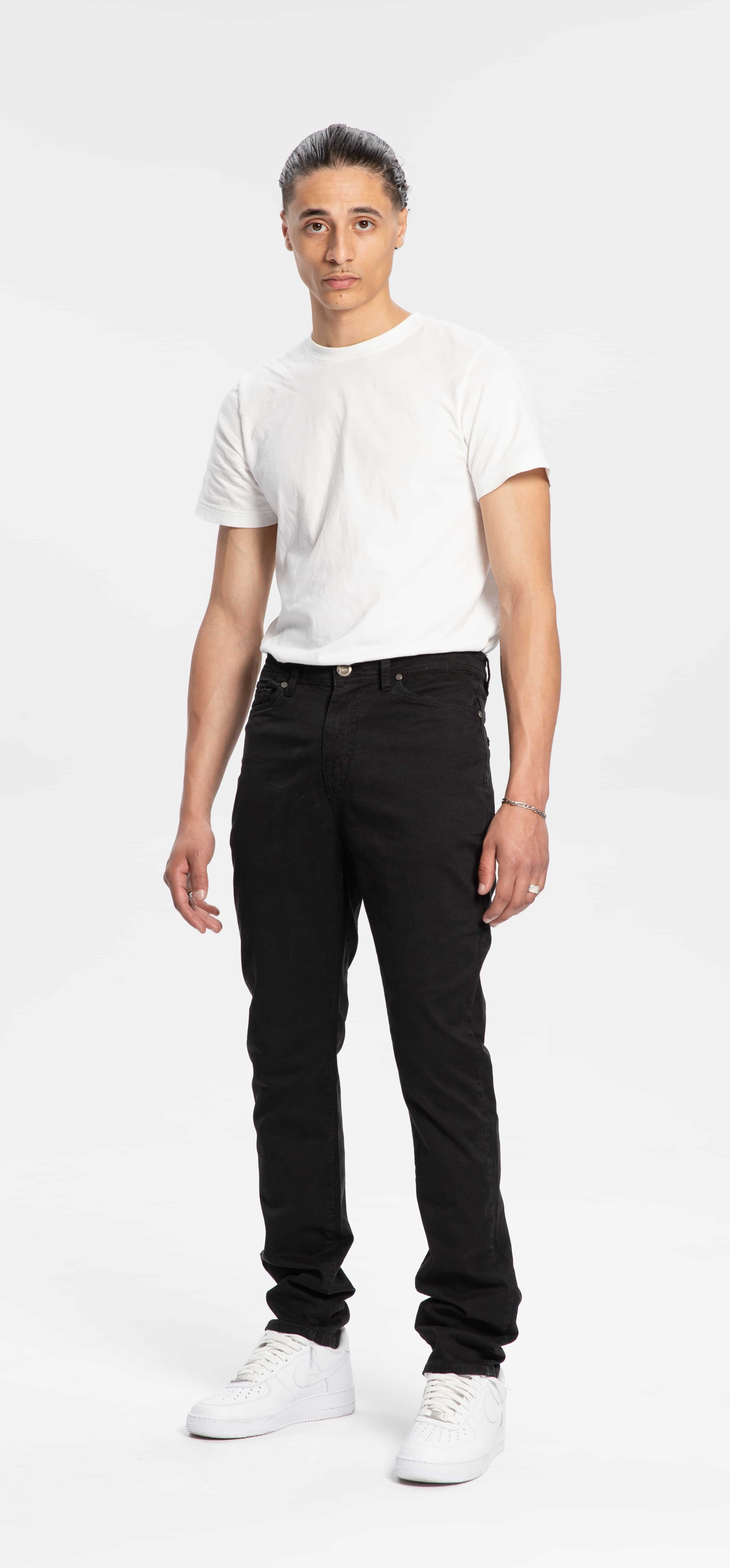 Slim Straight Fit Black Chino