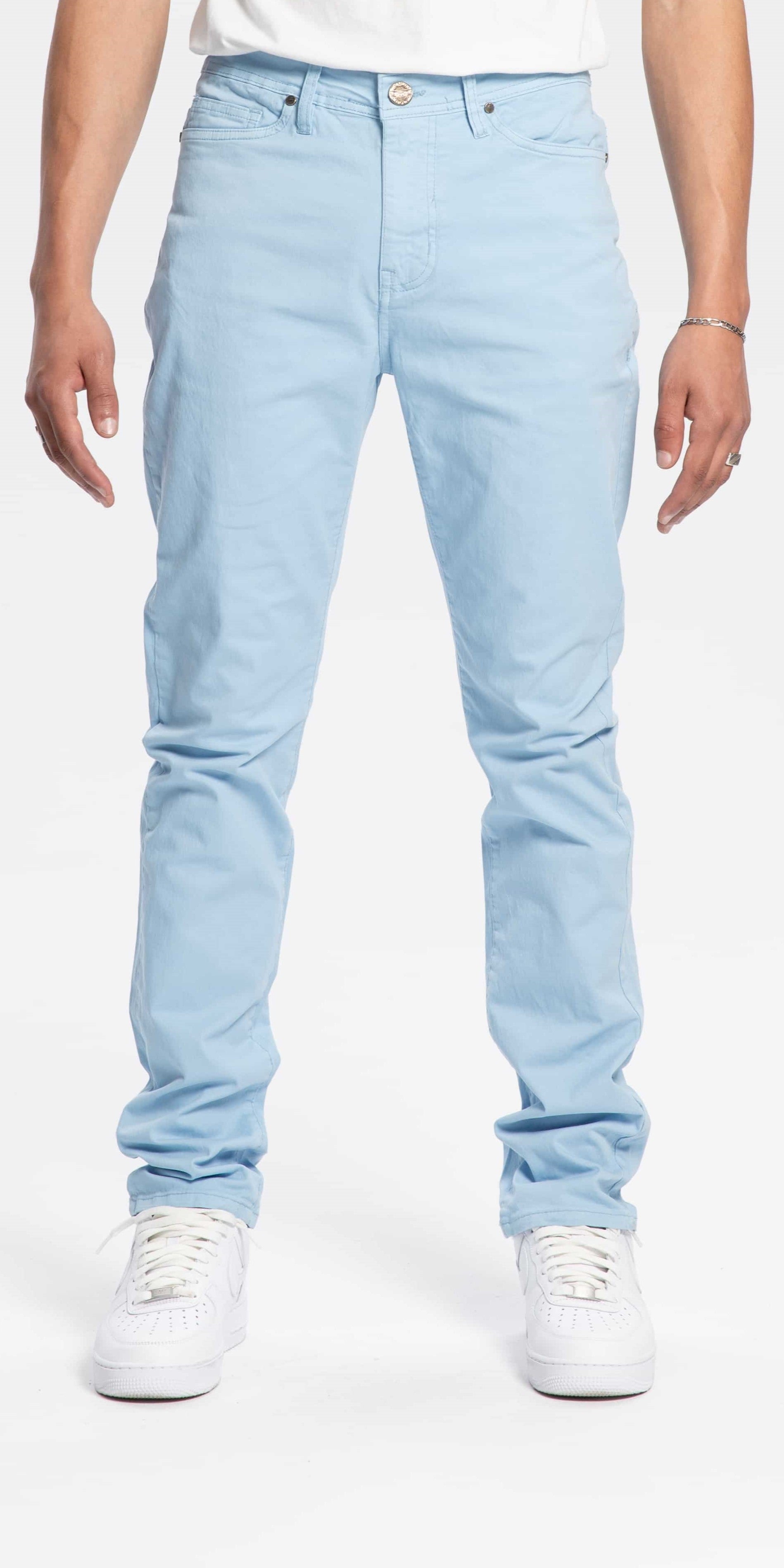 Slim Straight Fit Blue Chino