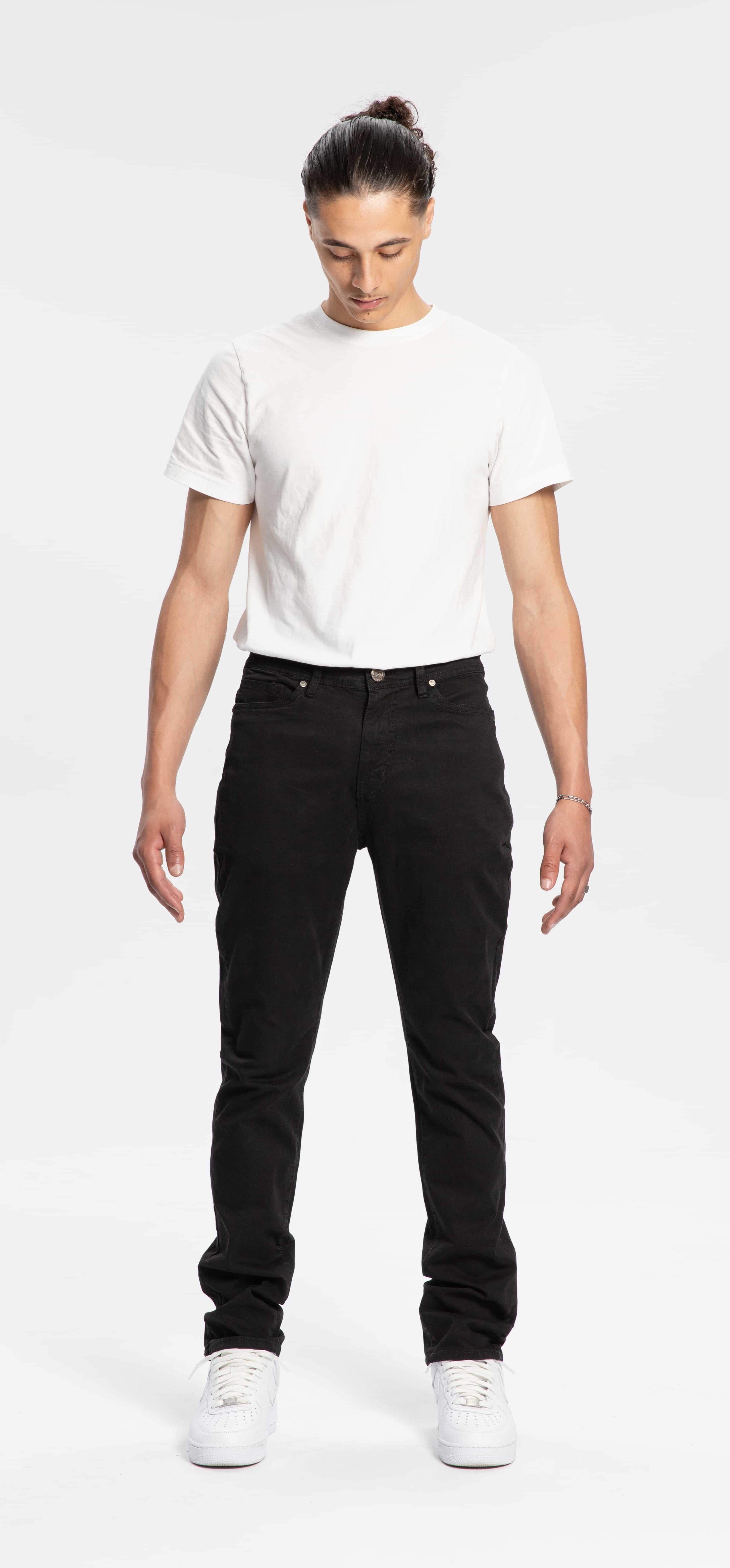 Slim Straight Fit Black Chino